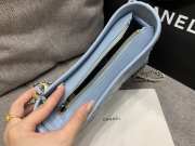 Uubags | Chanel Gabrielle Light Blue Python Bag 20cm - 5