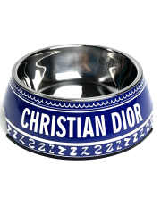 Uubags | Dior Blue Pet Stainless Steel Feeding Bowl  - 5