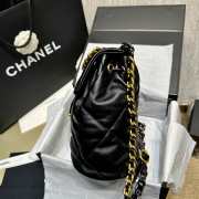 Uubags | Chanel 24C 19 series black backpack 26x22x16cm - 3