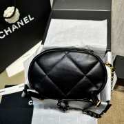 Uubags | Chanel 24C 19 series black backpack 26x22x16cm - 4