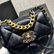 Uubags | Chanel 24C 19 series black backpack 26x22x16cm - 5