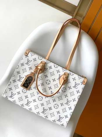 Uubags | Louis Vuitton M24708 OnTheGo MM Multicolor Grey 35x27x14cm