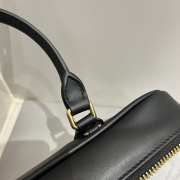 Uubags | Miu Miu Arcadie leather bag in black 10.5x22x7.5cm - 2