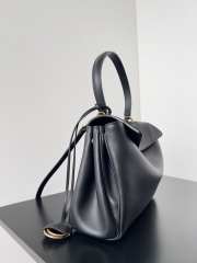 Uubags | Balenciaga Rodeo handbag in black smooth calfskin, gold hardware 29x20x10cm - 6