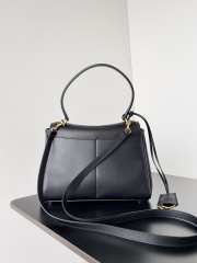 Uubags | Balenciaga Rodeo handbag in black smooth calfskin, gold hardware 29x20x10cm - 5