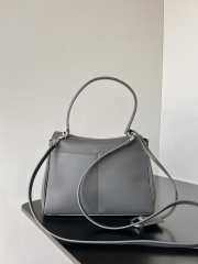 Uubags | Balenciaga Rodeo handbag in grey smooth calfskin, silver hardware 29x20x10cm - 2