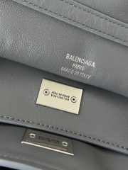 Uubags | Balenciaga Rodeo handbag in grey smooth calfskin, silver hardware 29x20x10cm - 6