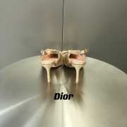 Uubags | Dior Adiorable Slingback Pump Beige Fringed Grosgrain 3cm/7cm - 2