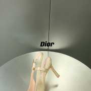 Uubags | Dior Adiorable Slingback Pump Beige Fringed Grosgrain 3cm/7cm - 5