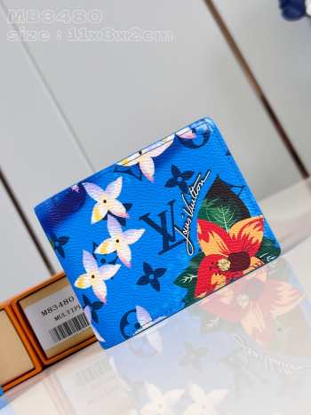 Uubags | Louis Vuitton M83468 Slender Wallet In Blue 11x8.5x2cm