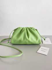 Uubags | Bottega Veneta Mini Pouch Clutch Bag In Green 23x13x5cm - 1