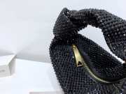 Uubags | Bottega Veneta Rhinestone Jodie Clutch In Black 23x28x8cm - 3