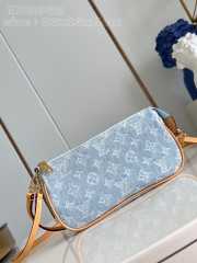 Uubags | Louis Vuitton M82962 Pochette Accessories Bag In Blue Denim 23.5x13.5x4cm - 1