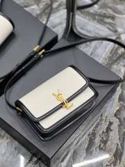 Uubags | YSL Solferino Small Satchel In Black/White 23x16x6cm - 5