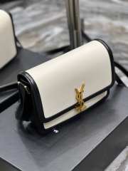 Uubags | YSL Solferino Small Satchel In Black/White 23x16x6cm - 2