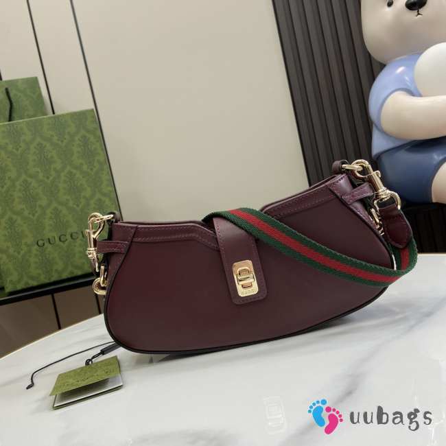 Uubags | Gucci Moon Side bag in red 24x12x5cm - 1