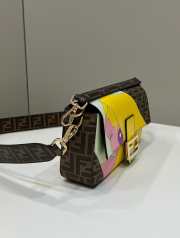 Uubags | Fendi Baguette Medium Limited Edition Art Bag 27x6x15cm - 5