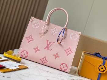 Uubags | Louis Vuitton M46542 Onthego MM Tote Bag In Pink 35x27x14cm