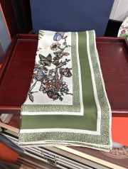 Uubags | Dior Toile de Jouy Mexico 90 Square Scarf In Green 90x90cm - 4