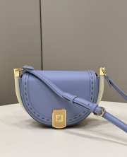 Uubags | Fendi Moonlight crossbody bag in purple 21x9x14cm - 1