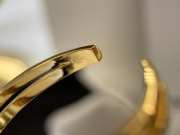 Uubags | Celine Paris Double Thin Cuff In Brass With Gold Finish Gold - 6