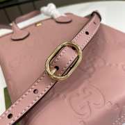 Uubags | Gucci Super Mini Bag With Strap In Rose beige 14.5-16.5x21x5-3cm - 2