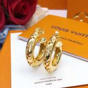 Uubags | Louis Vuitton Metallic Gold Earrings - 6