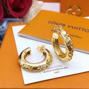 Uubags | Louis Vuitton Metallic Gold Earrings - 5