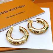 Uubags | Louis Vuitton Metallic Gold Earrings - 3