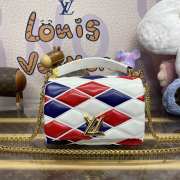 Uubags | Louis Vuitton Go-14 MM bag in blue/ white/ red 23x16x10cm - 1