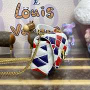 Uubags | Louis Vuitton Go-14 MM bag in blue/ white/ red 23x16x10cm - 6