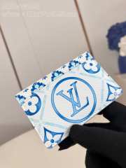 Uubags | Louis Vuitton M83625 By The Pool Card Holder In Blue 11x7x0.5cm - 5