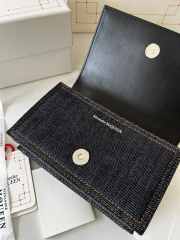 Uubags | Alexander McQueen Jewelled Dark Denim bag 18x12x6cm - 6