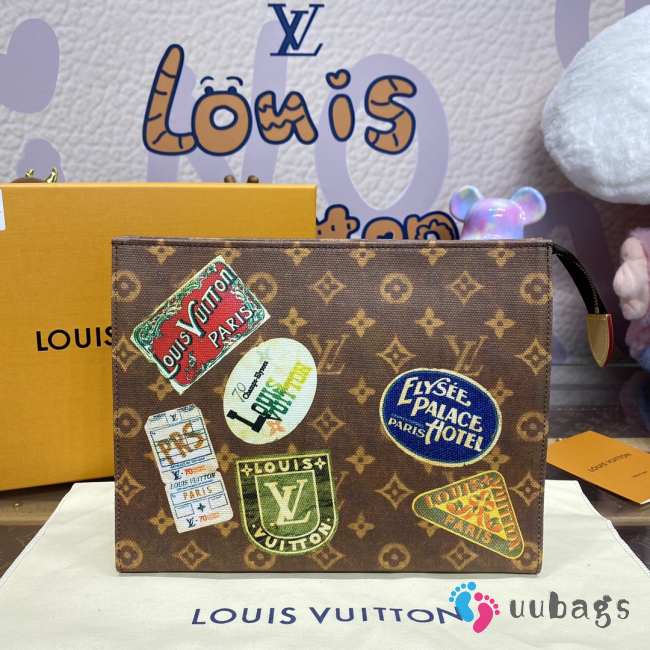 Uubags | Louis Vuitton M83487 Flight Mode Toilet Pouch 20x25x5.5cm - 1