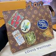 Uubags | Louis Vuitton M83487 Flight Mode Toilet Pouch 20x25x5.5cm - 3