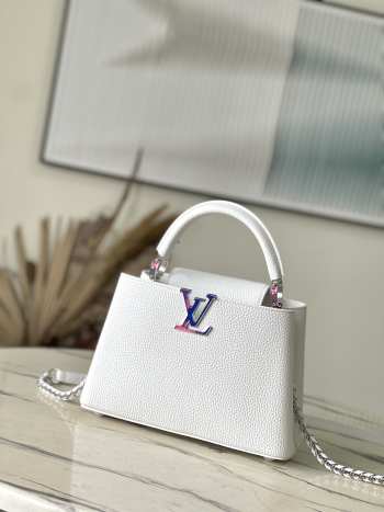 Uubags | Louis Vuitton M22054 Capucines BB Bag In White 27x18x9cm