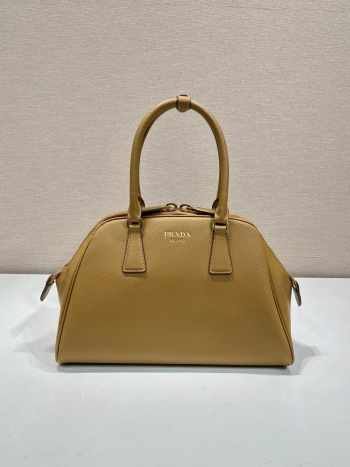 Uubags | Prada medium Saffiano leather bag in caramel 21.5x32x10.5cm