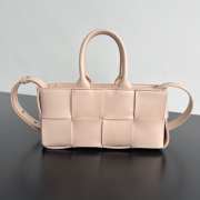 Uubags | Bottega Veneta Mini East-West Arco Tote Bag In Lotus 11x22x5.5cm - 1