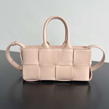 Uubags | Bottega Veneta Mini East-West Arco Tote Bag In Lotus 11x22x5.5cm