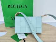 Uubags | Bottega Veneta Cassette Intreccio Crossbody Bag In Light Blue 23x15x5cm - 1