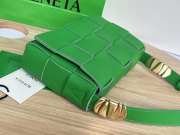 Uubags | Bottega Veneta Cassette Intreccio Crossbody Bag In Parakeet 23x15x5cm - 3