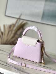 Uubags | Louis Vuitton M23951 Capucines Mini Bag In Marshmallow 21x14x8cm - 5