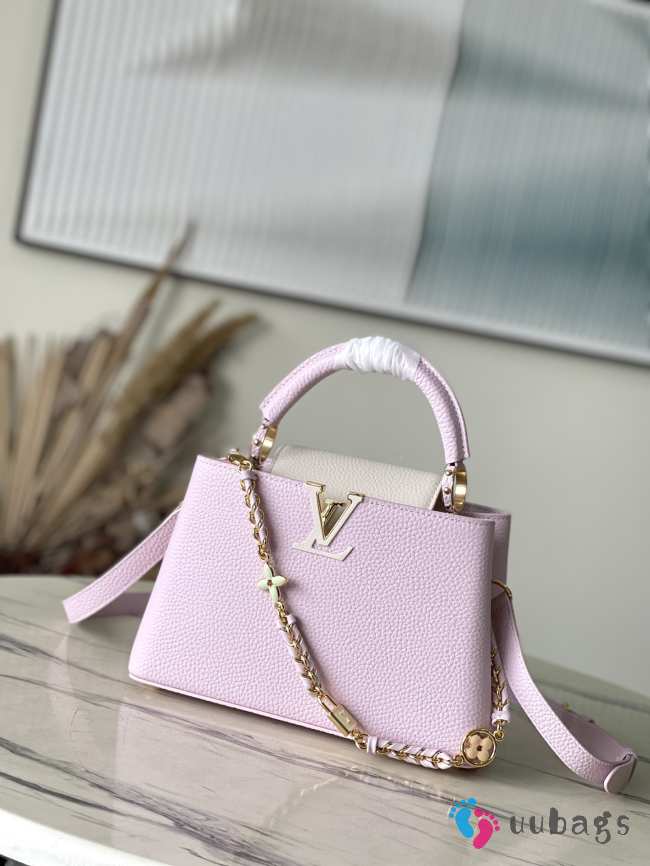 Uubags | Louis Vuitton M23951 Capucines Bag In Marshmallow 27x18x9cm - 1