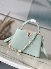 Uubags | Louis Vuitton M23951 Capucines Bag In Light Green 27x18x9cm - 1