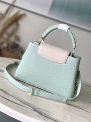 Uubags | Louis Vuitton M23951 Capucines Bag In Light Green 27x18x9cm - 5