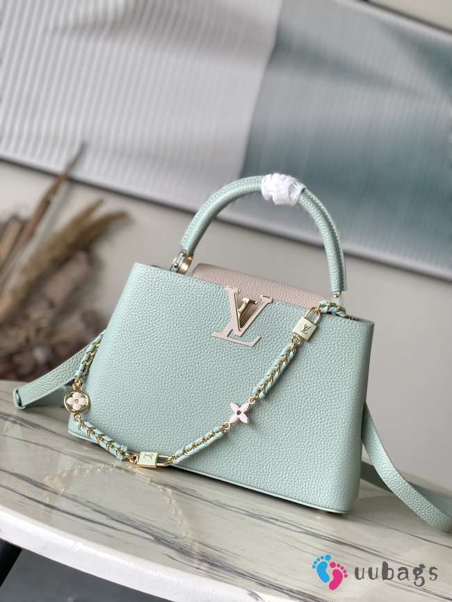 Uubags | Louis Vuitton M23951 Capucines Bag In Light Blue 31.5x20x11cm - 1