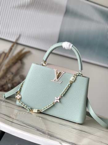 Uubags | Louis Vuitton M23951 Capucines Bag In Light Blue 31.5x20x11cm