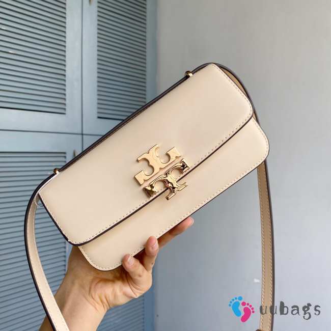 Uubags | Tory Burch Eleanor Convertible Shoulder Bag In Cream 20.5x11x6.5cm - 1