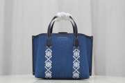 Uubags | Tory Burch Perry Denim Tote Bag 24x19.5x10cm - 2