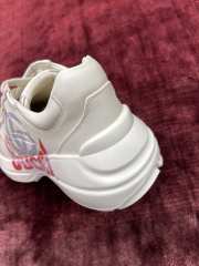 Uubags | Gucci Rhyton Logo Leather Trainer In White  - 6